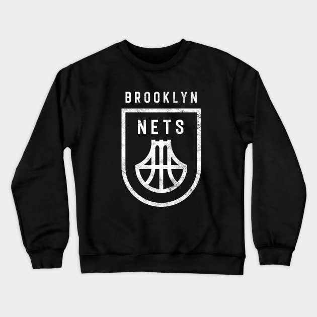 Brooklyn Nets Alternate Bridge Logo, Basketball Fan Gift Crewneck Sweatshirt by BooTeeQue